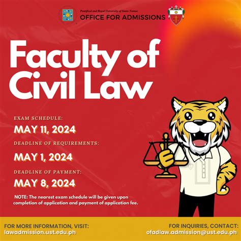 ofad ust edu ph|Faculty of Civil Law Admission.